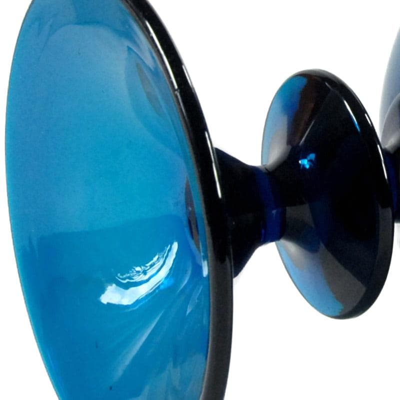 Sea Blue Glass Vase, Empoli, Italy, 1960s - 4298