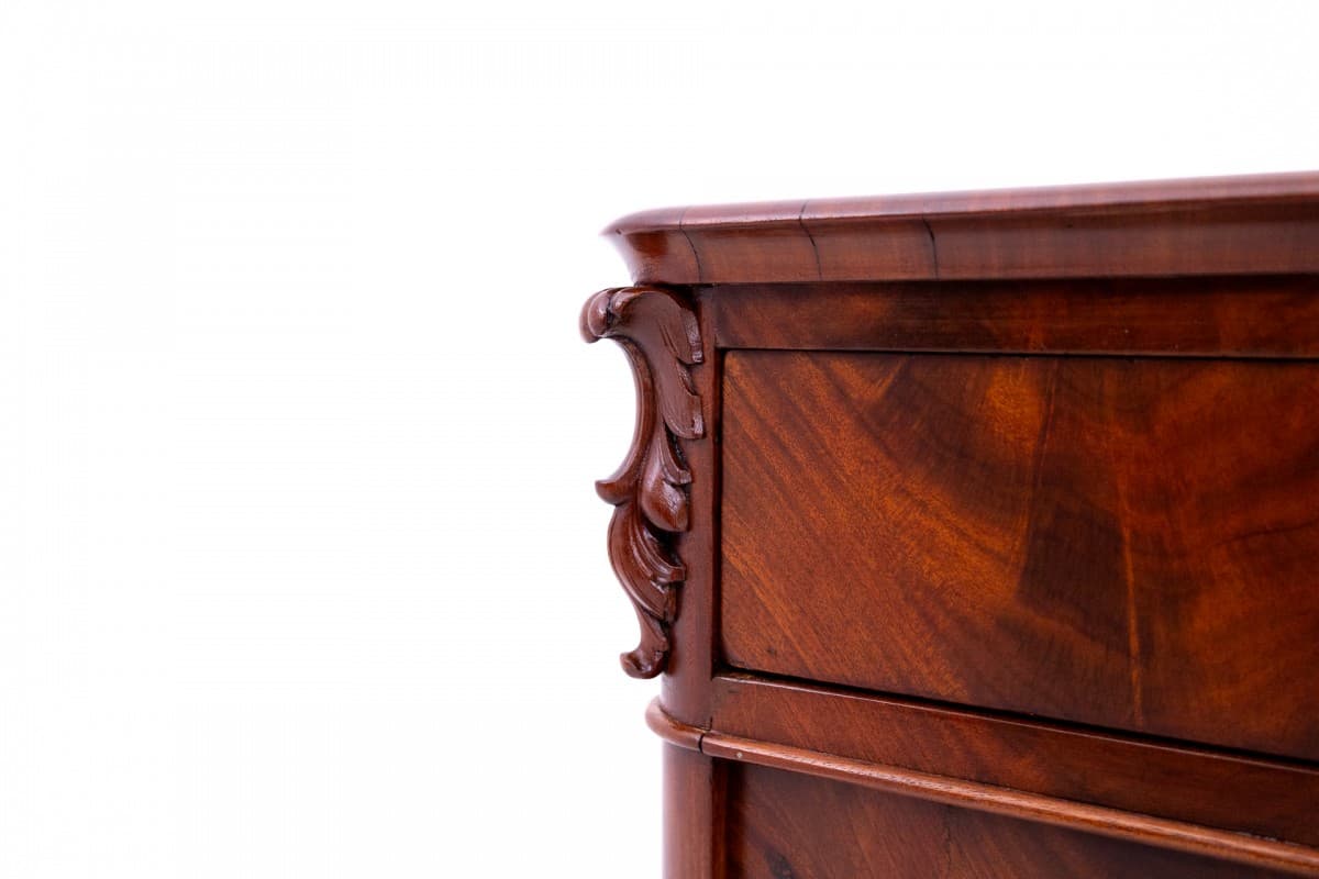 Komoda, mahoń brązowy ciemny, Europa Północna, koniec XIX wieku - 76791