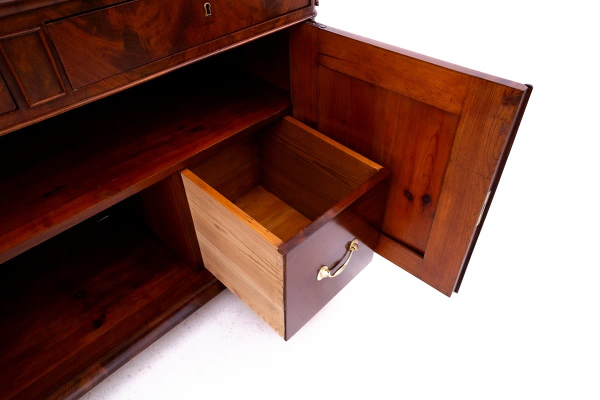 Komoda, mahoń brązowy ciemny, Europa Północna, koniec XIX wieku - 76788