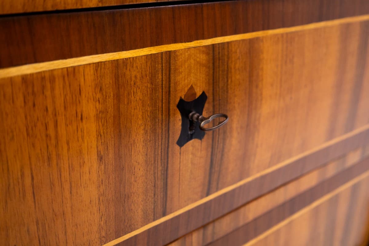 Komoda Biedermeier, drewno jasnobrązowe, Europa Północna, XIX wiek - 76801