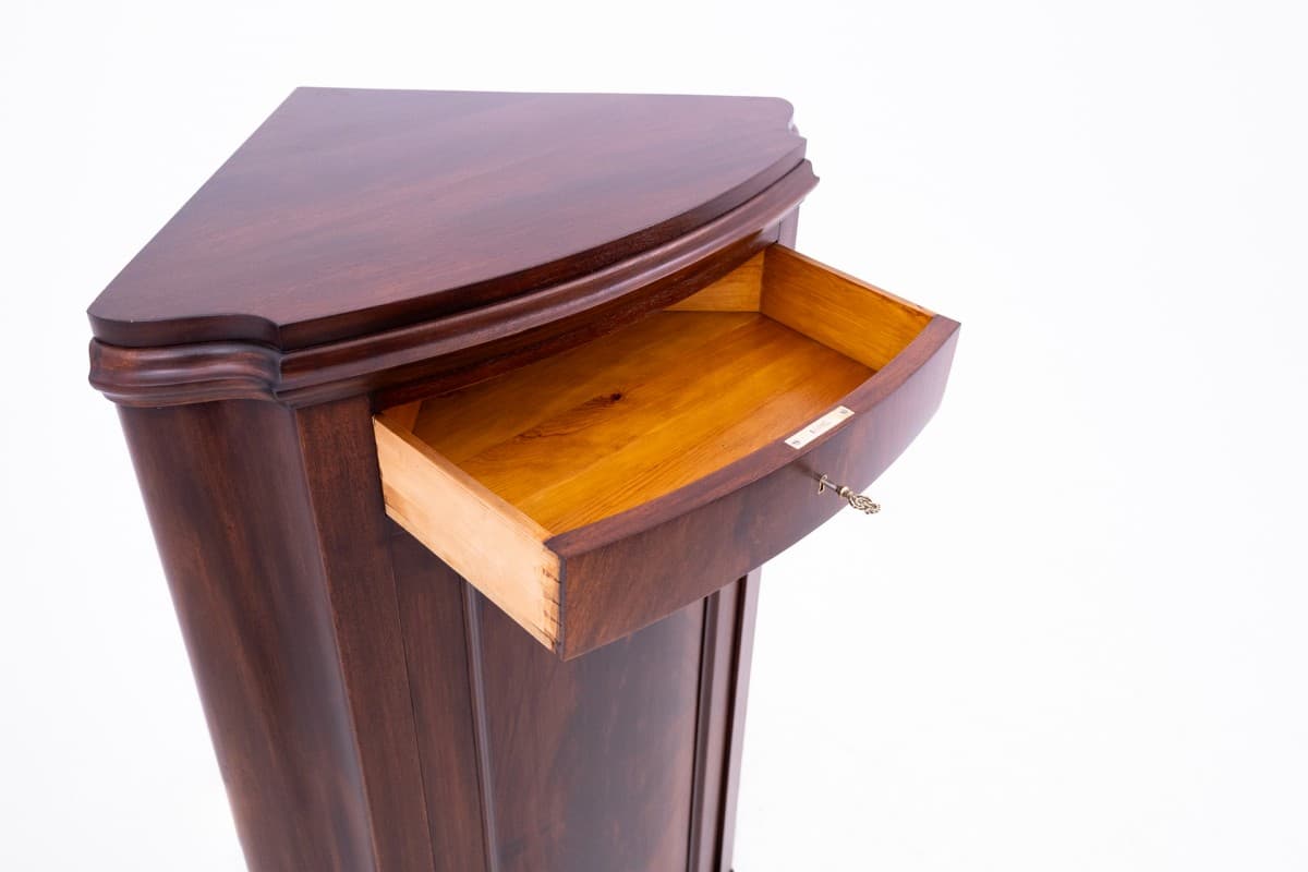 Komoda rogowa, mahoń brąz ciemny, Norwegia, XIX wiek - 76909