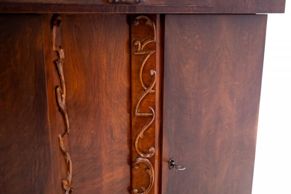 Komoda secesyjna, brąz, drewno, Niemcy, początek XX wieku - 76923