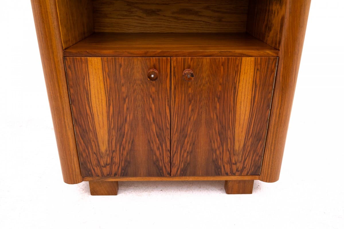 Sideboard Art Deco, brown wood, Poland, 1950s - 77075