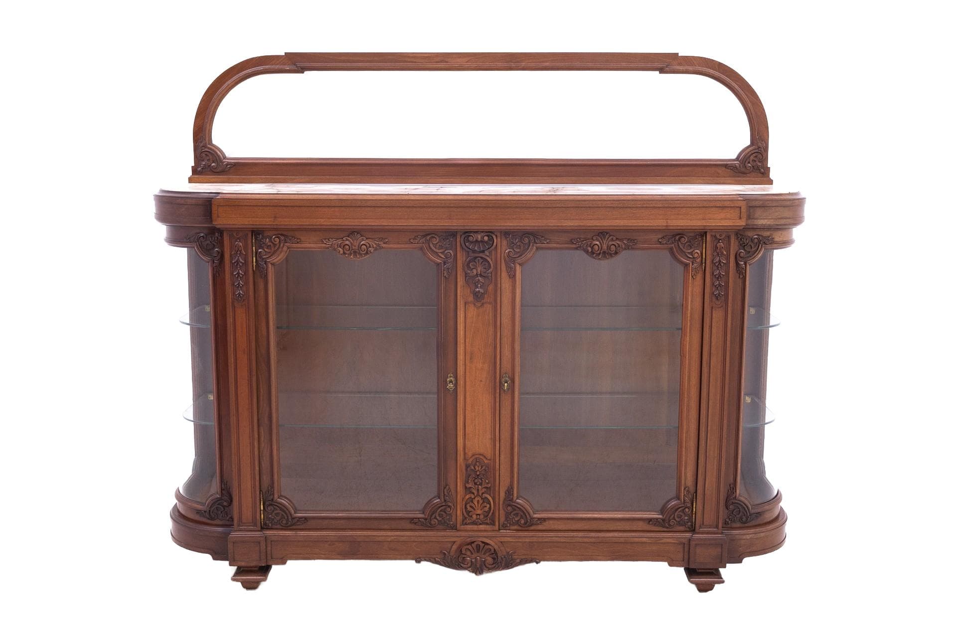 Dining Sideboard, brown walnut, France, 19th c.