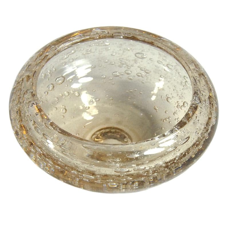 Beige Soda Glass Bowl, La Verrerie de Biot, France, 1970s - 4259