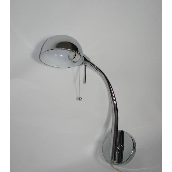 Kinkiet Modern, chromowana stal srebrny, lata 80. - 38660