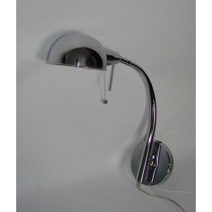 Kinkiet Modern, chromowana stal srebrny, lata 80. - 38661