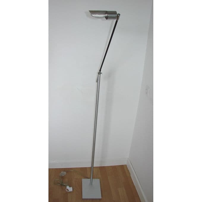 Lampa podłogowa, srebrny, aluminium, lata 70. - 38656