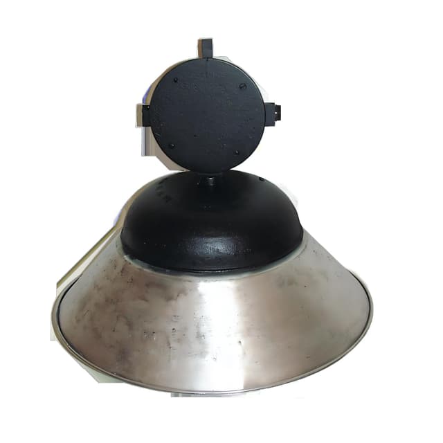 Lampa wisząca IP-55, metal czarny, Polam, Polska, lata 60. - WYMIARY