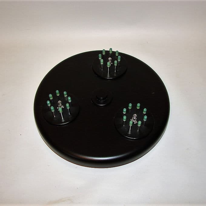 Kinkiet plafon, metal czarny, Niemcy, lata 80. - 38763