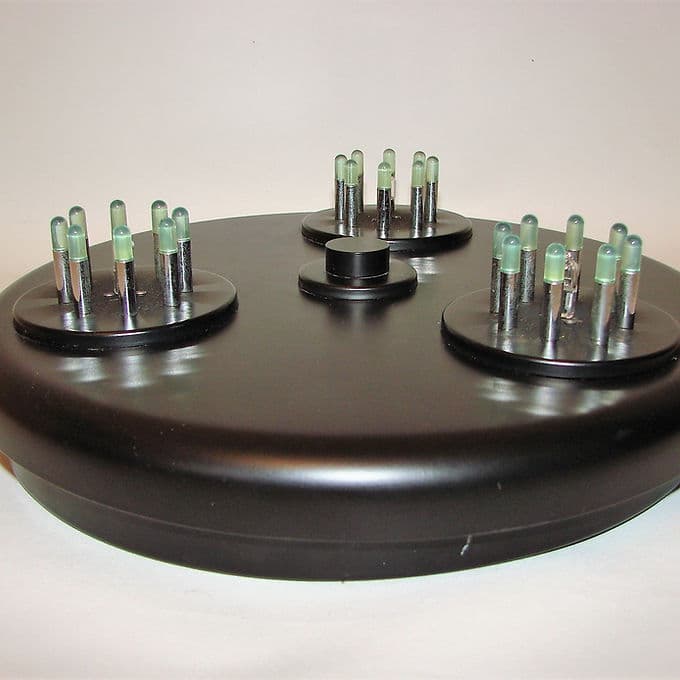 Kinkiet plafon, metal czarny, Niemcy, lata 80. - 38762