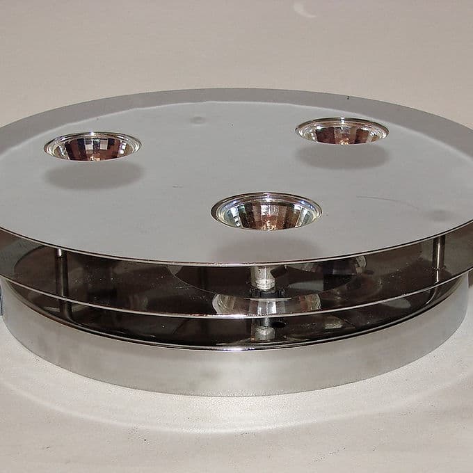 Lampa wisząca Belid S6232, stal chromowana srebrna, Belid, Szwecja, lata 90. - 38748