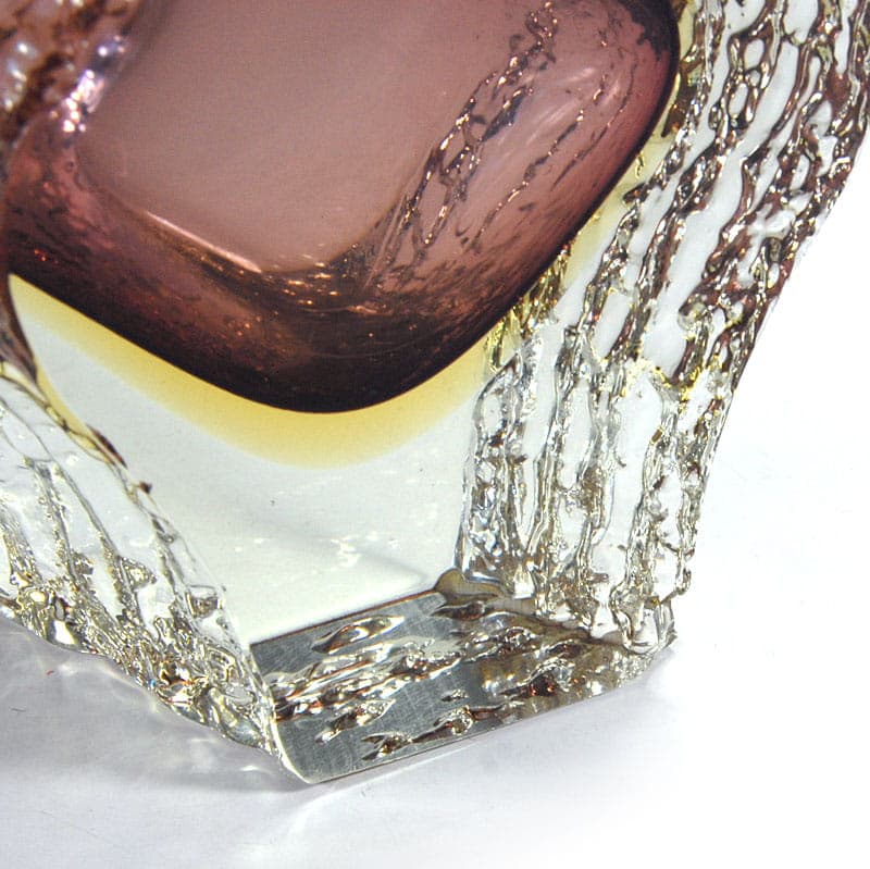 Wazon sommerso, szkło fioletowy, proj. A. Mandruzzato, Włochy, lata 60. - 38865