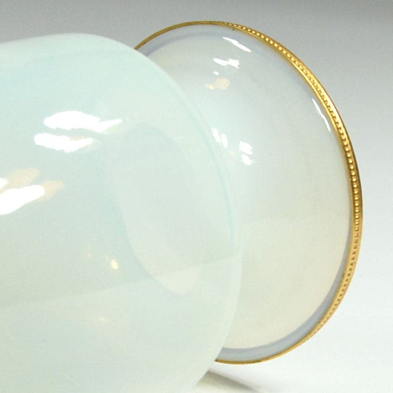 Wazon opalizujący, szkło ivory white, proj. V. Nason, Murano, Włochy, lata 50. - 38983