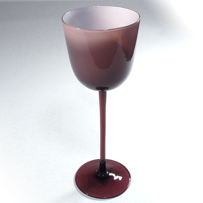 Wazon kielich, szkło fiolet, proj. C. Moretti, Włochy, lata 70. - 38972