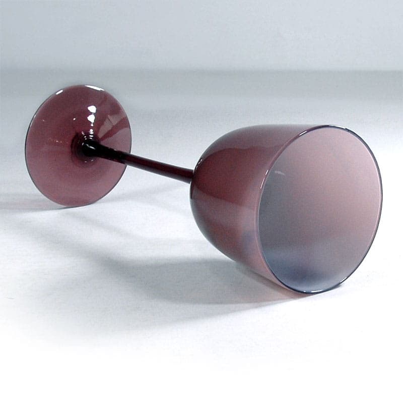 Wazon kielich, szkło fiolet, proj. C. Moretti, Włochy, lata 70. - 38976