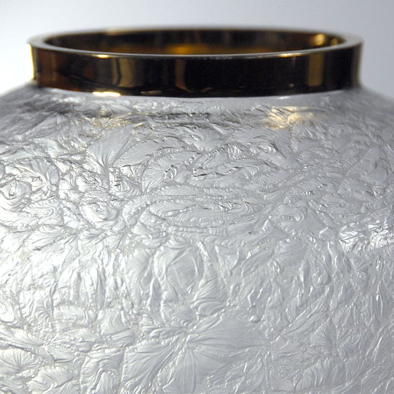 Wazon Art Deco, transparentny, kryształ, Rupel Boom, Belgia, lata 40. - 38953