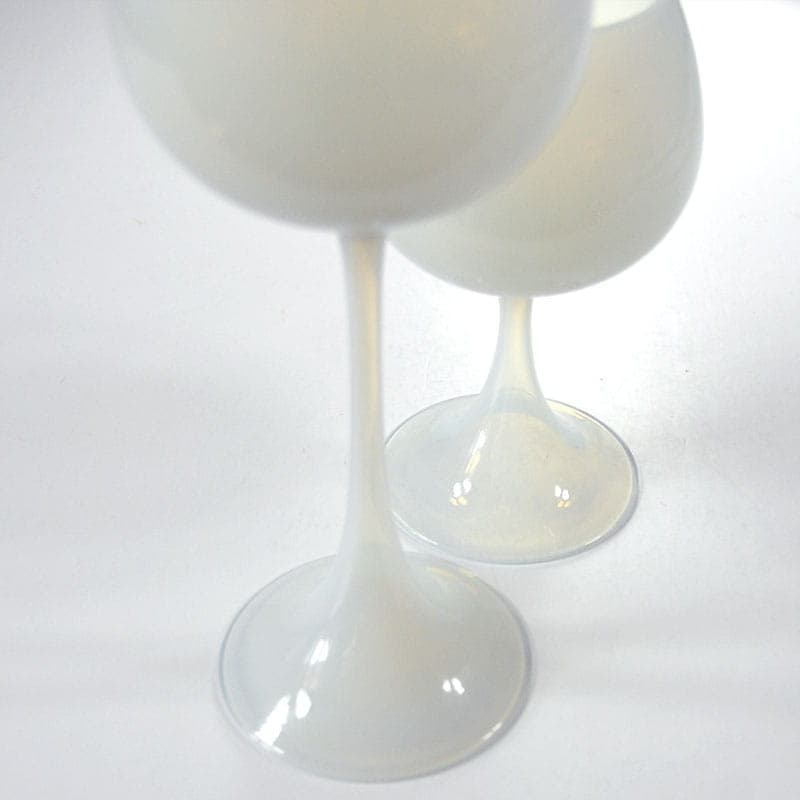 Wazon, opalizujące szkło Ivory White, Cenedese Murano, Włochy, lata 70. - 38937