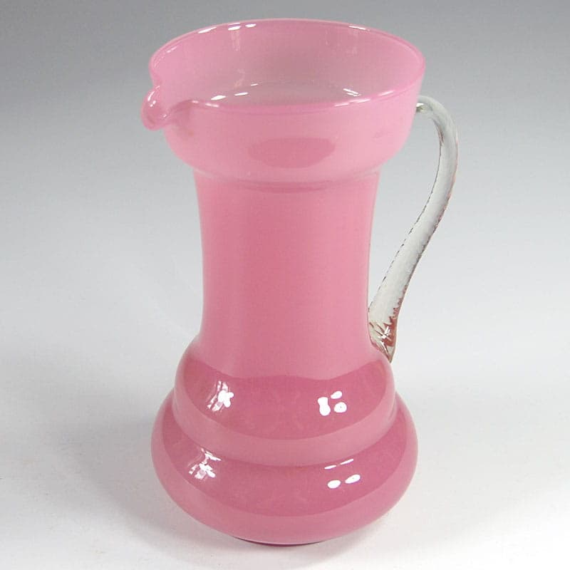 Wazon, Empoli, różowy, szkło, Włochy, lata 70. - 38927