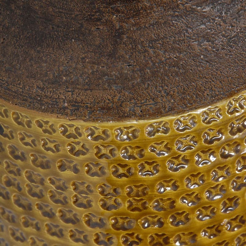 Wazon ceramiczny żółty, proj. A. Londi, Bitossi, Włochy, lata 60. - 39007