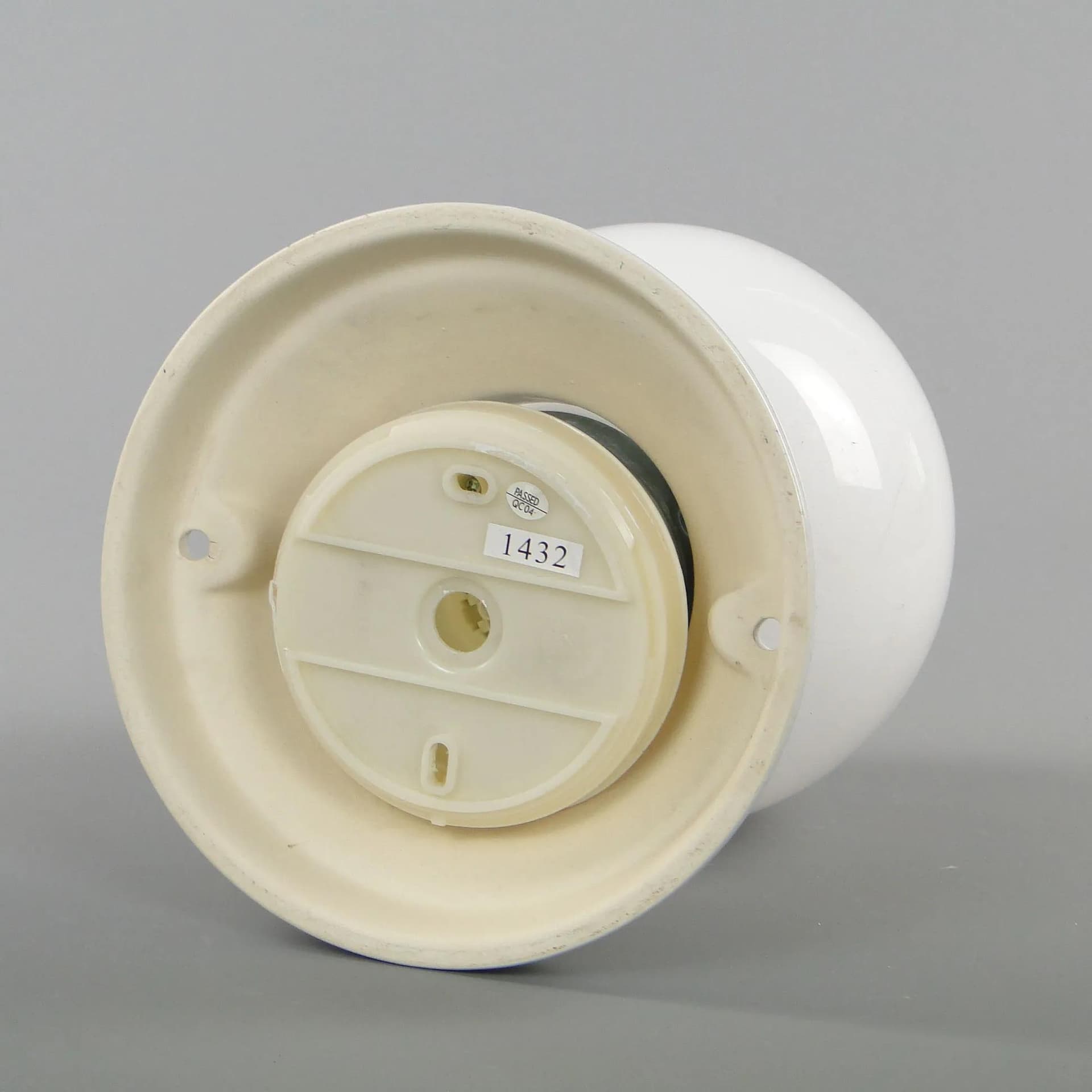 Lampa stołowa Leola, biała, plastik, Niemcy, lata 70. - 39154