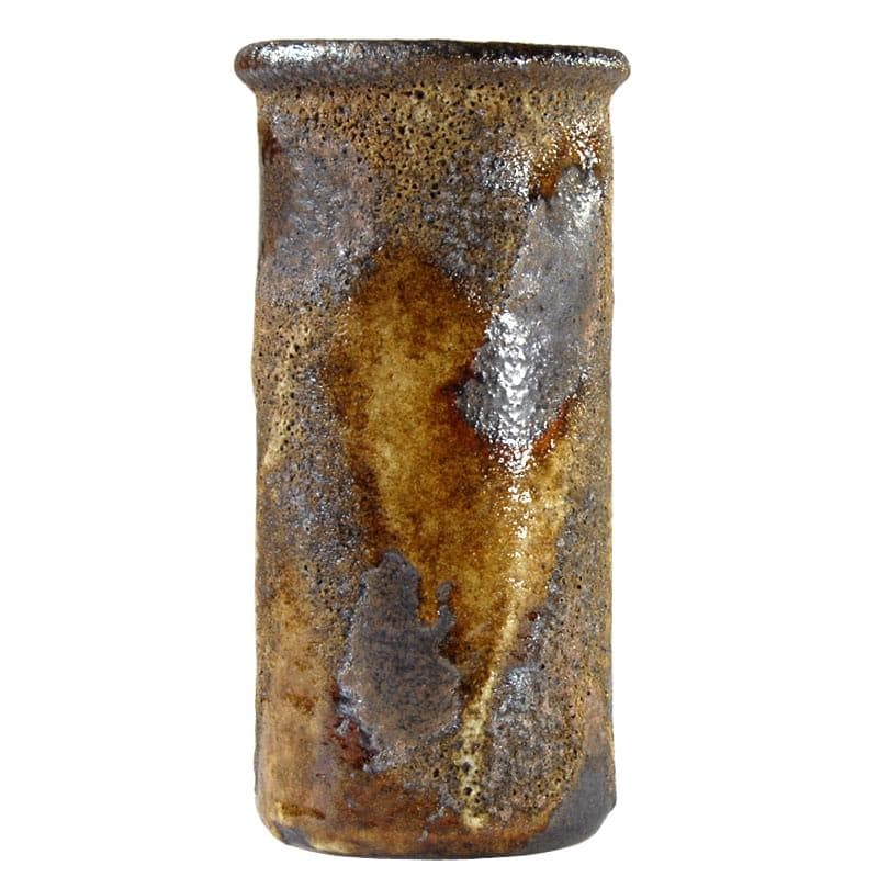 Wazon Fat Lava, brązowy, ceramika, Ruscha, Niemcy, lata 60.
