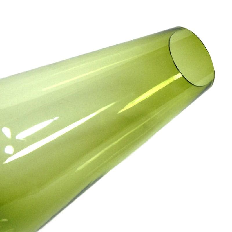 Zielony wazon ze szkła kryształowego, proj. T. Aladin dla Riihimäki Lasi, Finlandia, lata 60. - 4321