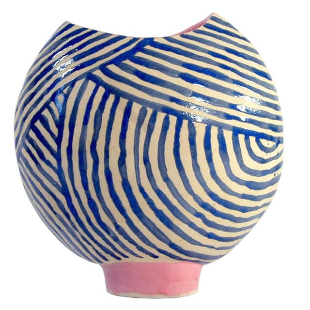 Wazon autorski, ivory white ceramika, proj. J. Wysocka-Panasiewicz, Polska, XXI w. - WYMIARY