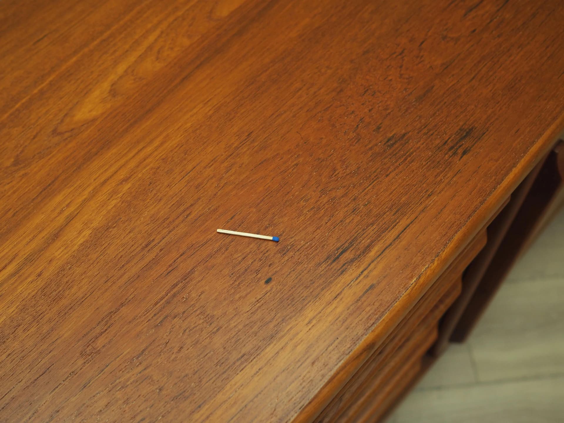 Sideboard, teak brązowy, drewno czarne, Dania, lata 70. - 39305