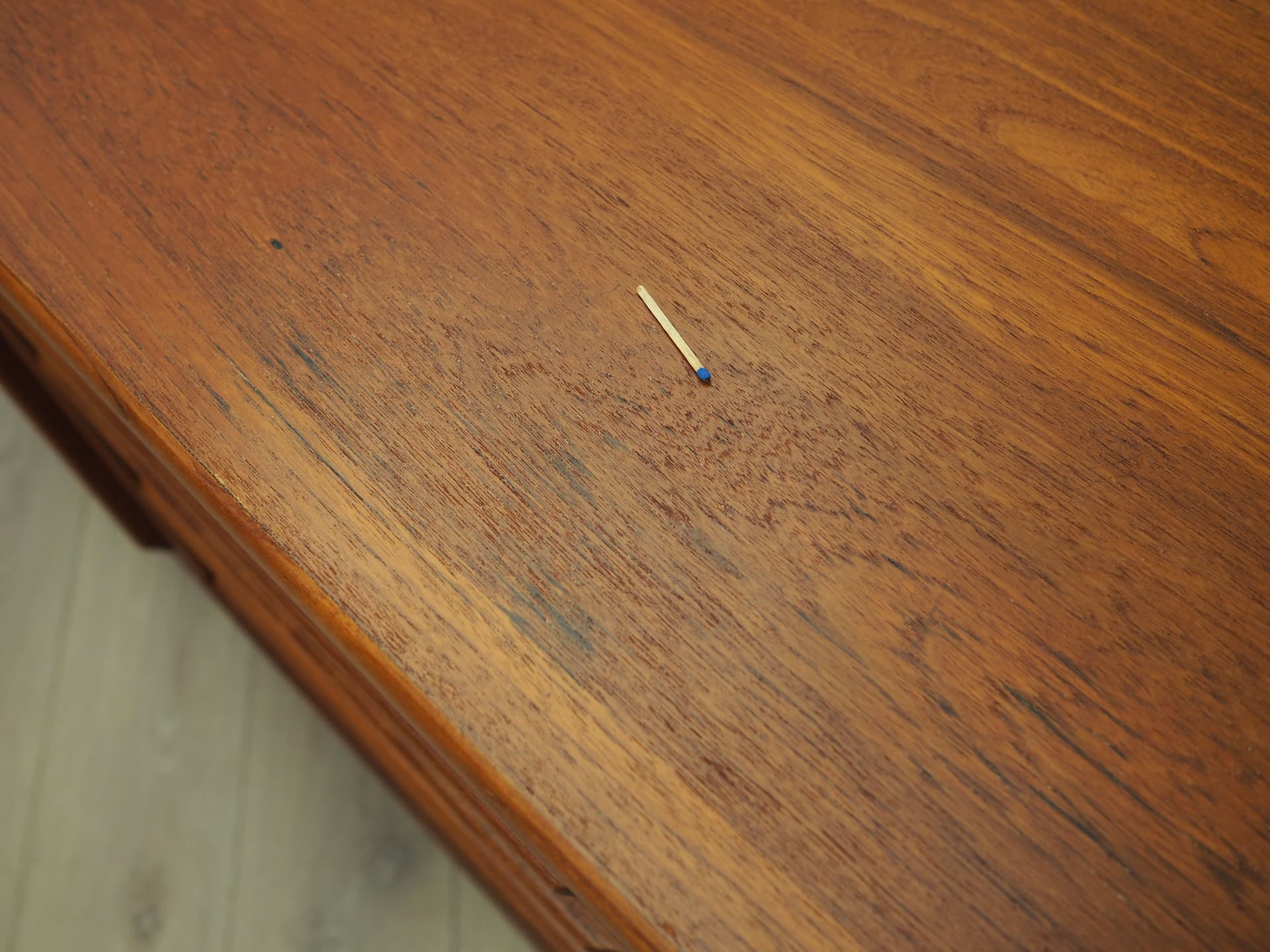 Sideboard, teak brązowy, drewno czarne, Dania, lata 70. - 57372