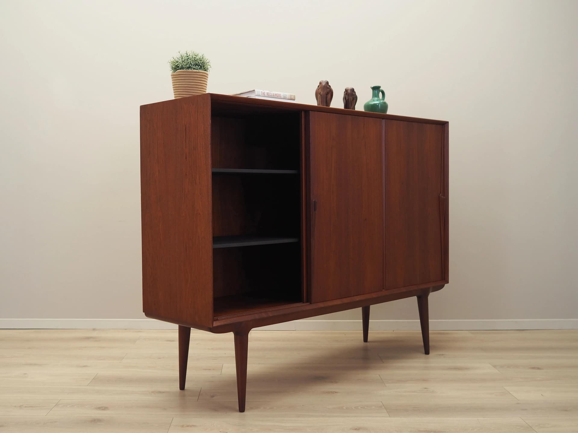 Highboard, teak brązowy ciemny, Omann Jun, Dania, lata 70. - 39282