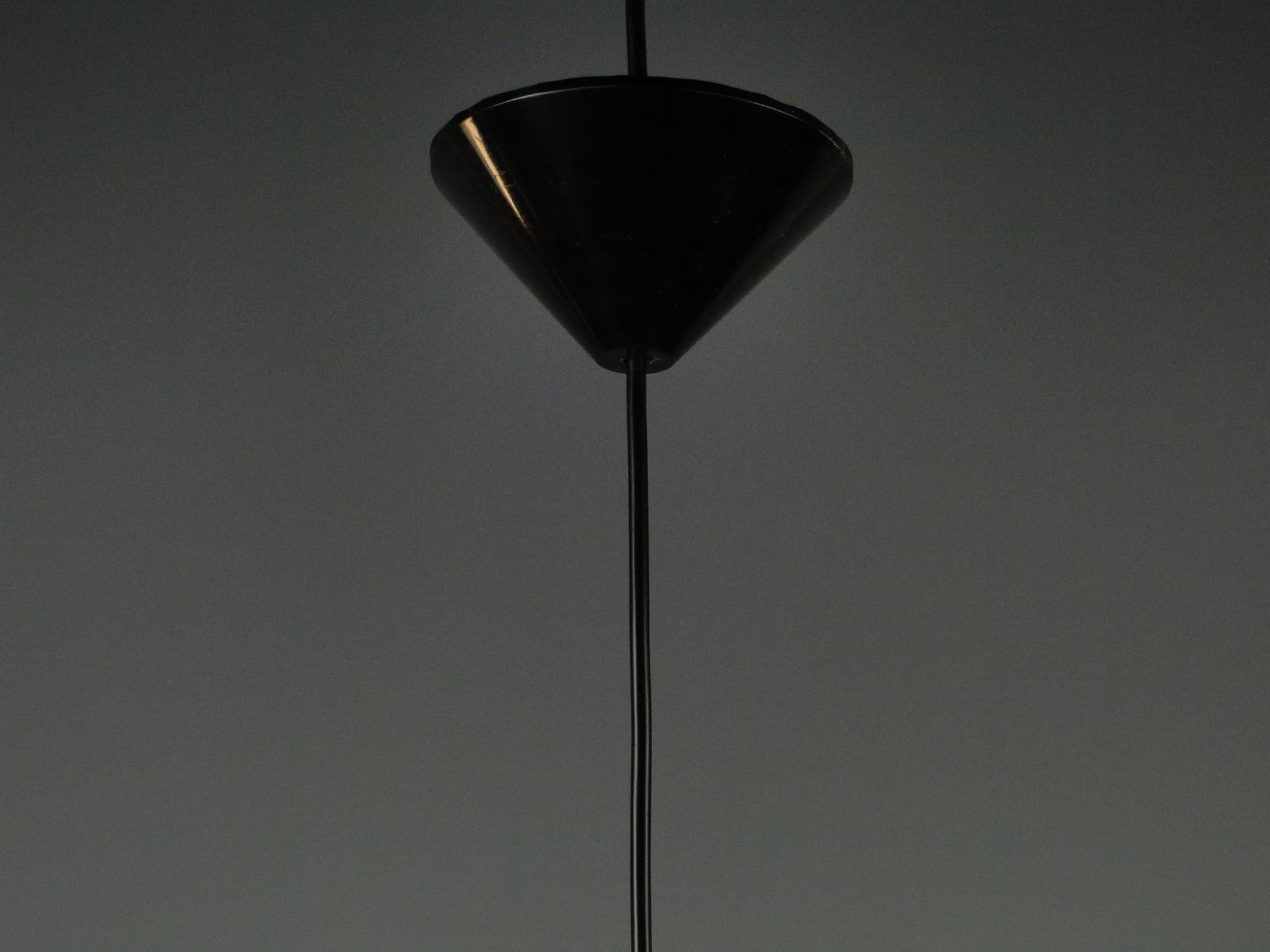 Pendant Lamp Pop Art, ivory white glass, Polam, Poland, 1960s - 40732
