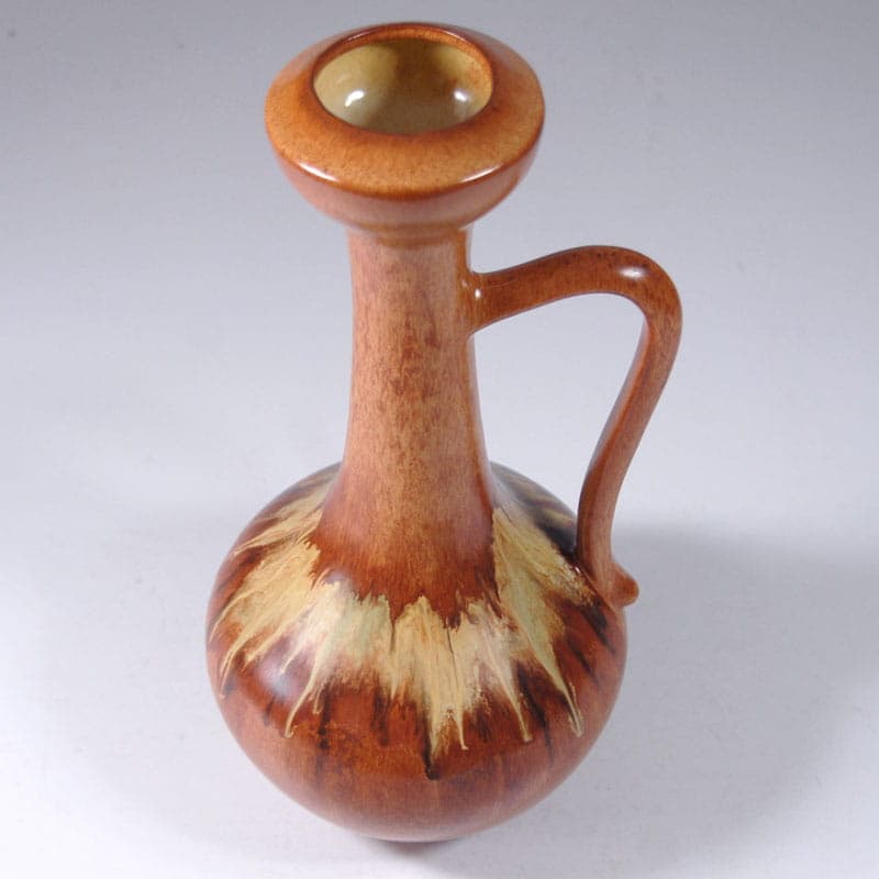 Wazon ceramiczny, brązowy, proj. R. Rigona, Bertoncello, Włochy, lata 60. - 39524