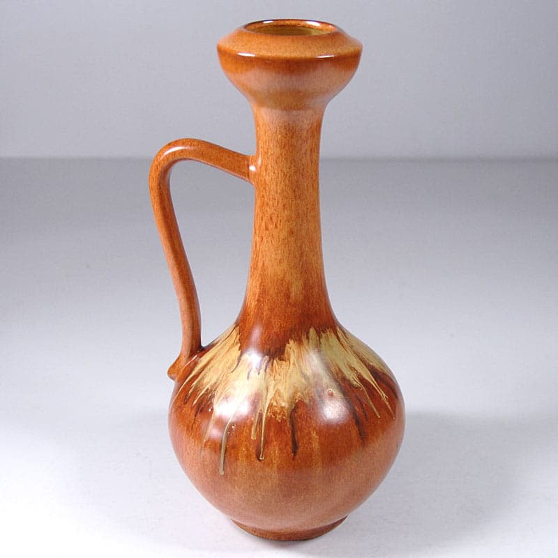 Wazon ceramiczny, brązowy, proj. R. Rigona, Bertoncello, Włochy, lata 60. - 39518