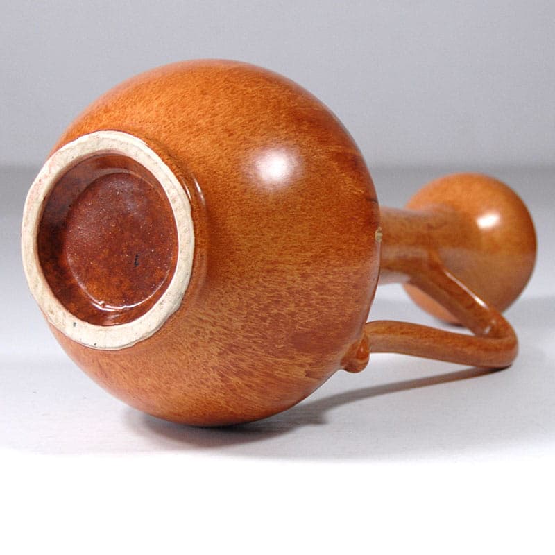 Wazon ceramiczny, brązowy, proj. R. Rigona, Bertoncello, Włochy, lata 60. - 39523