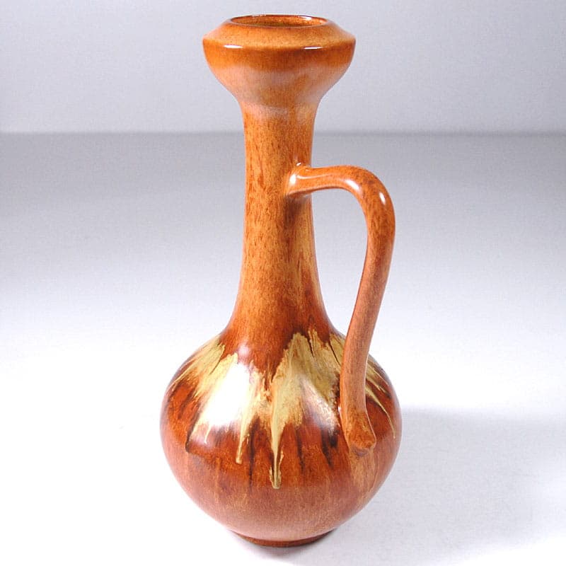 Wazon ceramiczny, brązowy, proj. R. Rigona, Bertoncello, Włochy, lata 60. - 39521