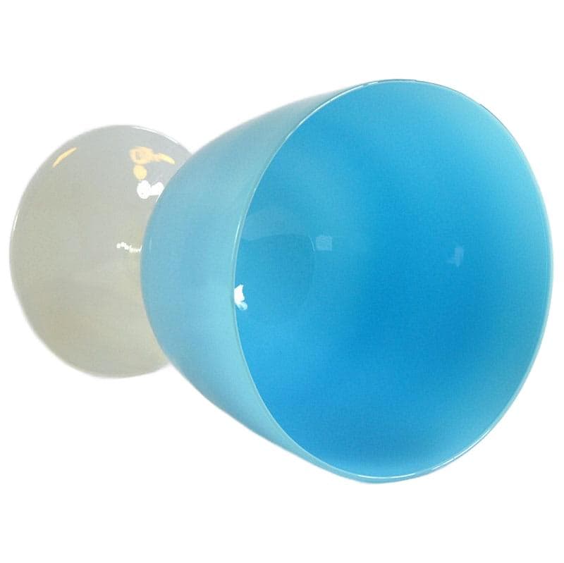 Jasnoniebieski wazon w kształcie pucharu, Empoli, Włochy, lata 60. - 4310