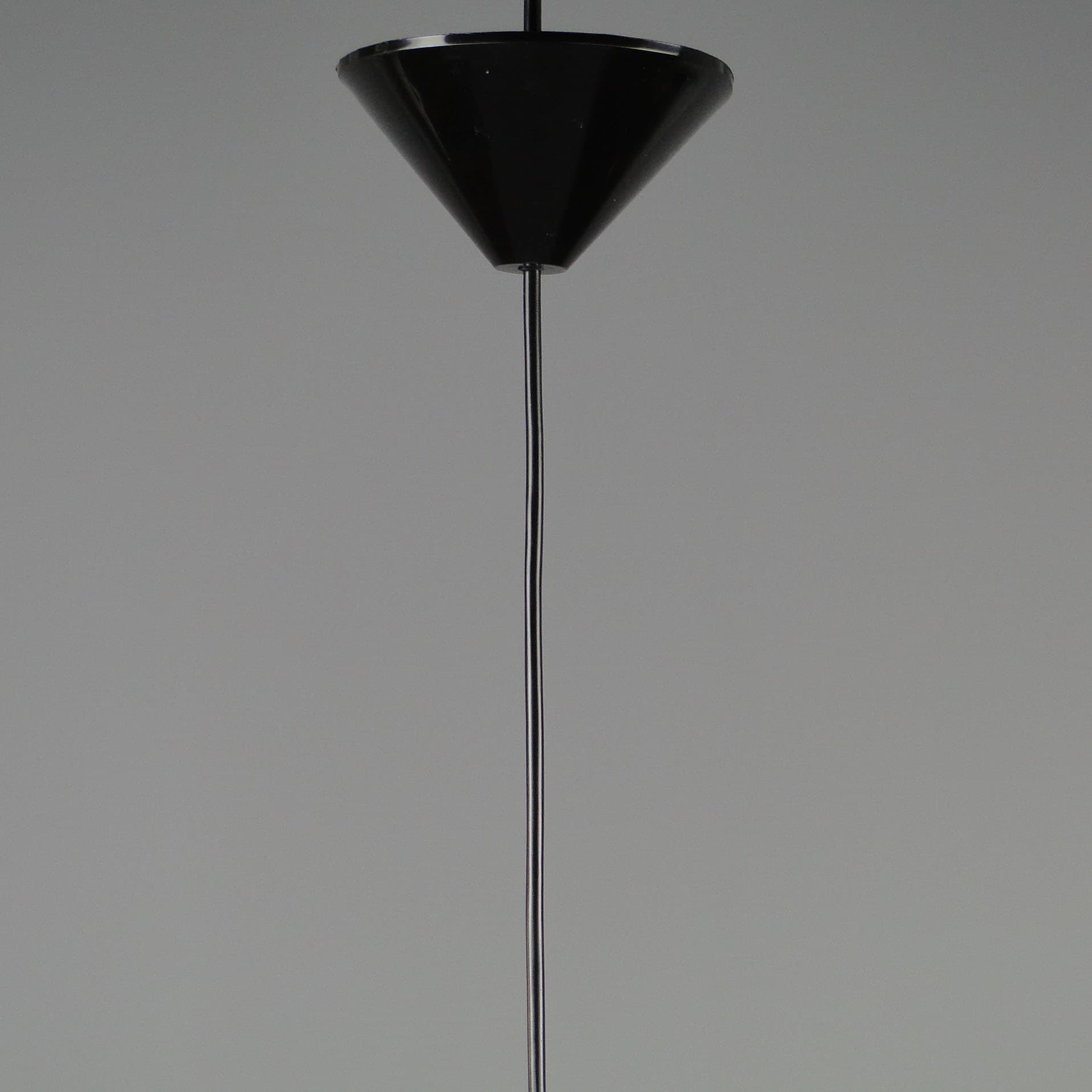 Lampa wisząca Pop Art, szkło białe, Polam Meos, Polska, lata 60. - 40675