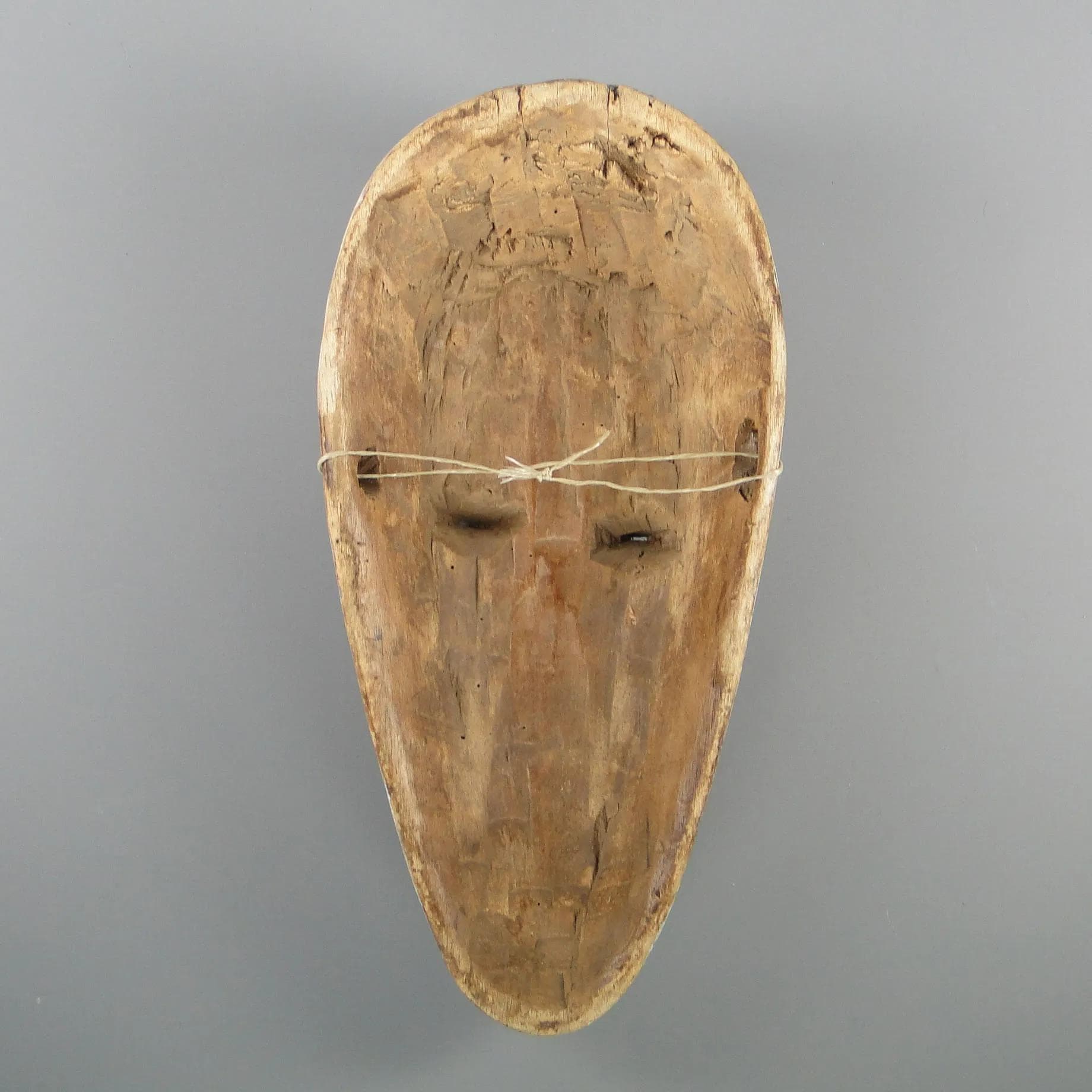 African Decorative Mask, grey, balsa wood, Africa, 1970s - 40617