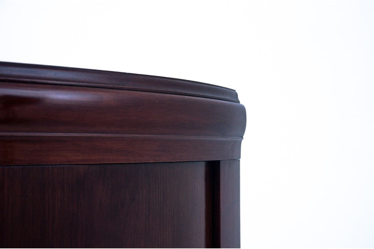 Komoda narożna biedermeier, mahoń, Europa Północna, XIX w. - 77875