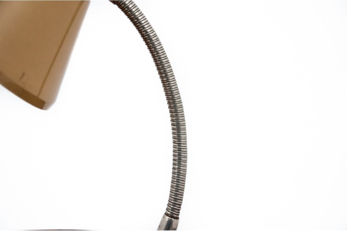 Lampa stołowa beżowy, metal, Polska, lata 60. - 78228