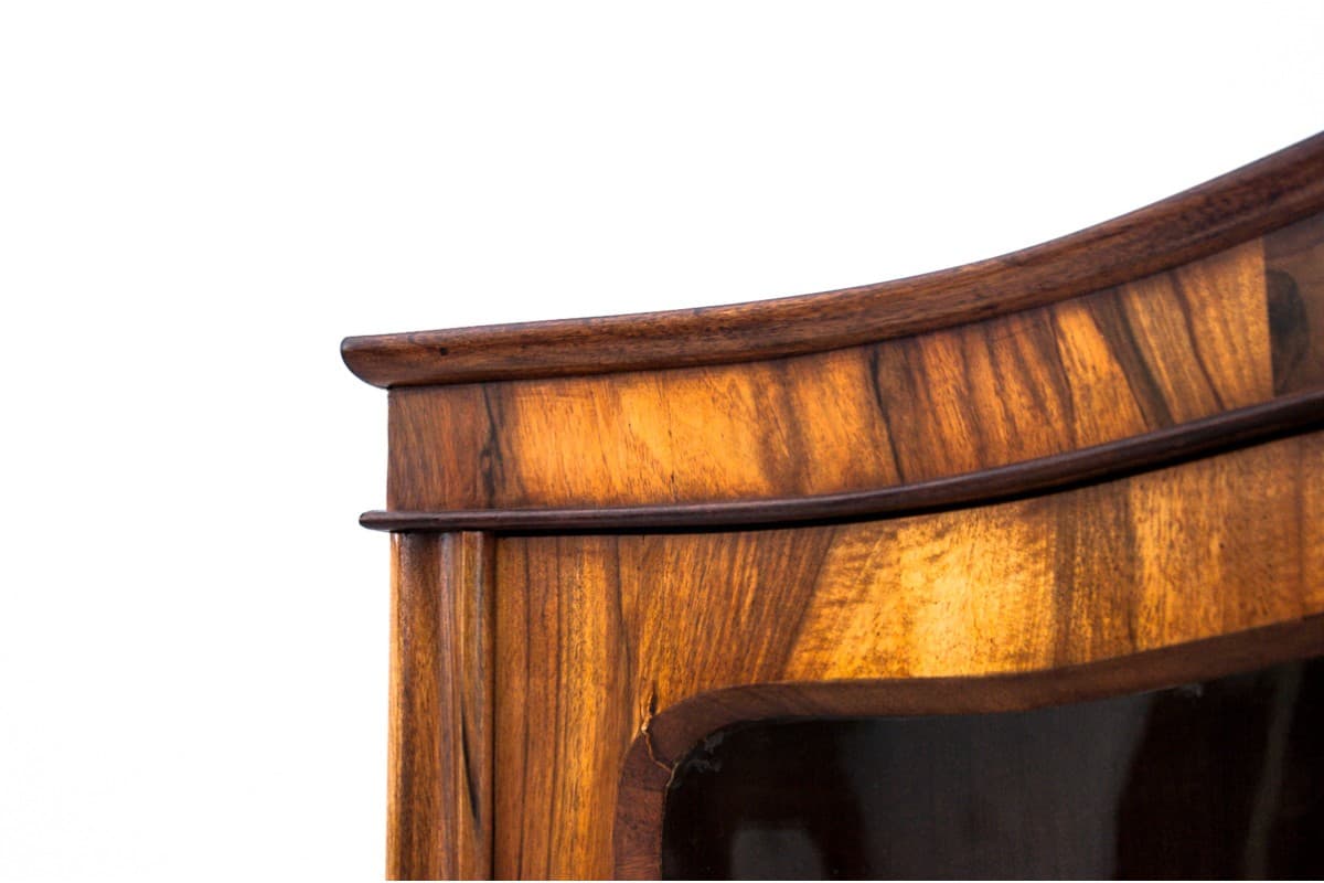 Witryna-biblioteka Biedermeier, drewno brąz, Europa Północna, XIX wiek - 78028