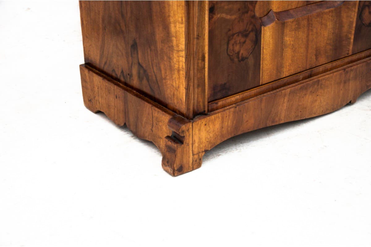 Witryna-biblioteka Biedermeier, drewno brąz, Europa Północna, XIX wiek - 78034