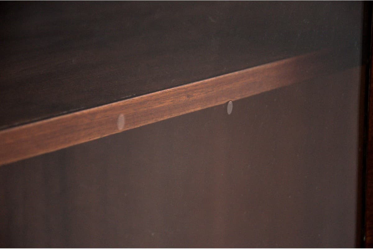 Witryna-biblioteka Biedermeier, drewno brąz, Europa Północna, XIX wiek - 78030