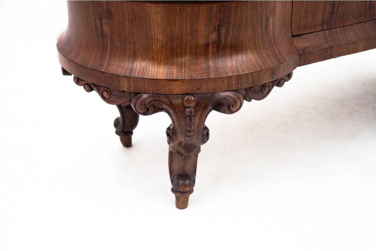 Toaletka tremo Art Deco, orzech brązowy ciemny, Włochy, lata 20. - 77922