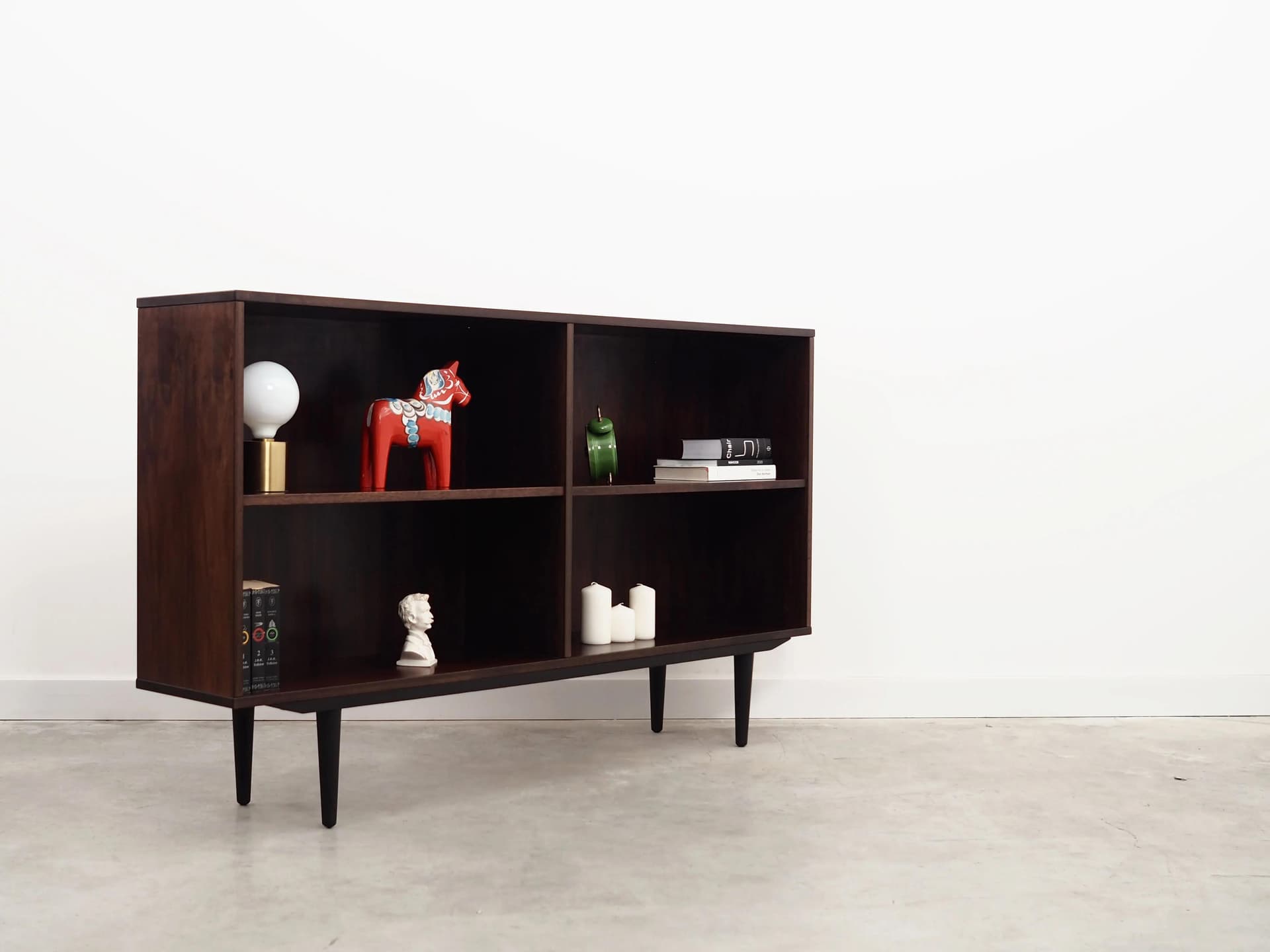 Bookcase, brown rosewood, Denmark, 1970s - 40106