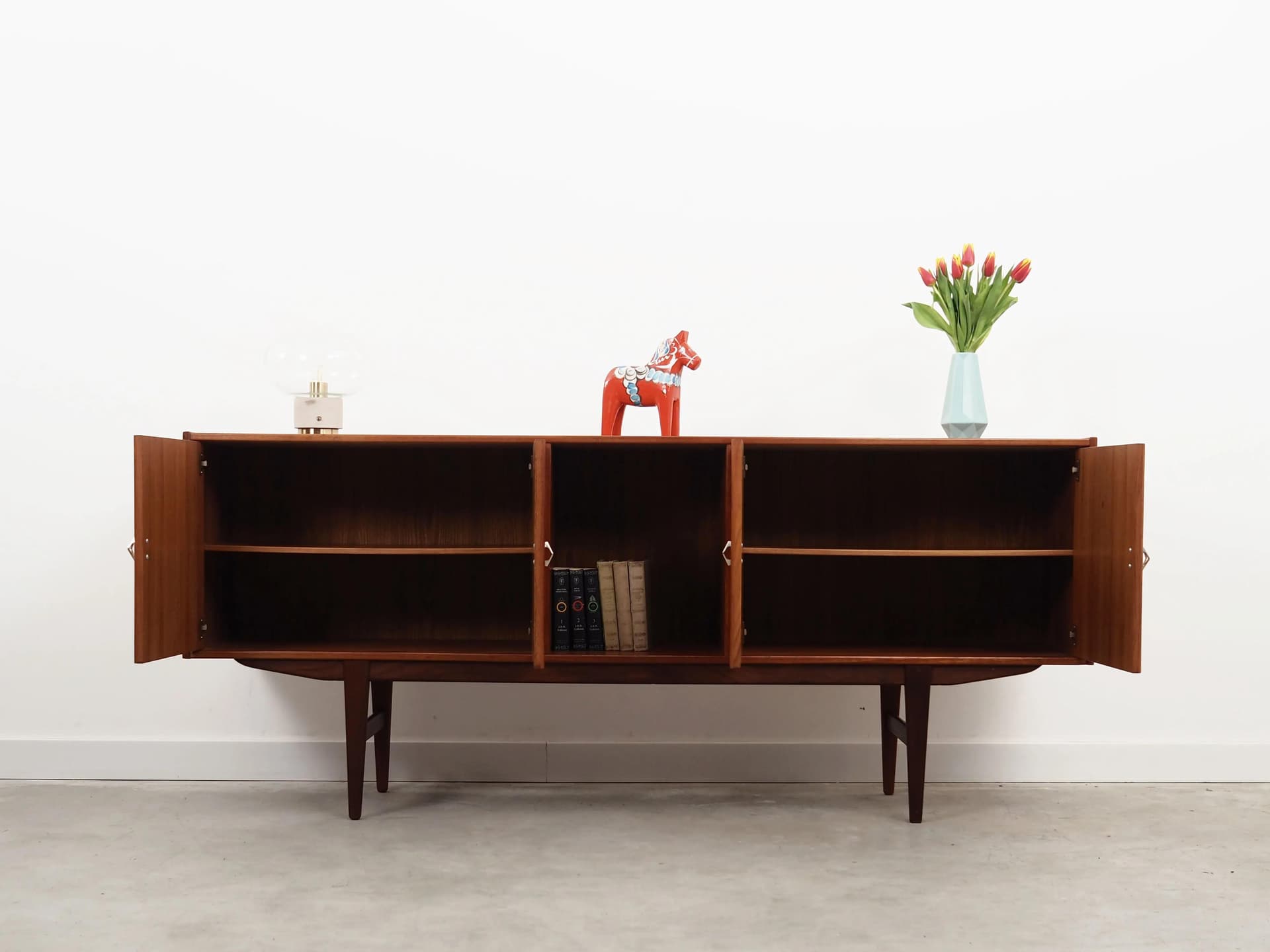 Sideboard, teak brązowy, Dania, lata 70. - 40093