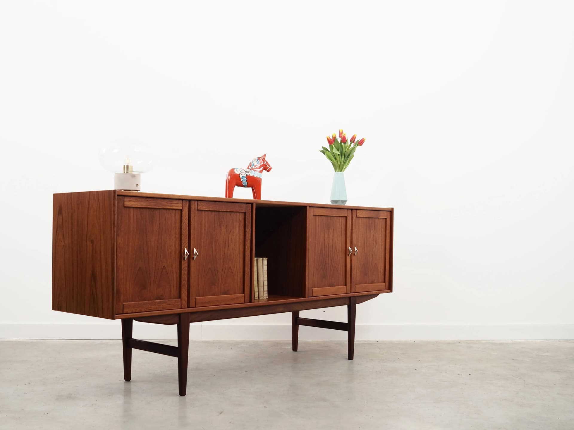 Sideboard, teak brązowy, Dania, lata 70. - 40095