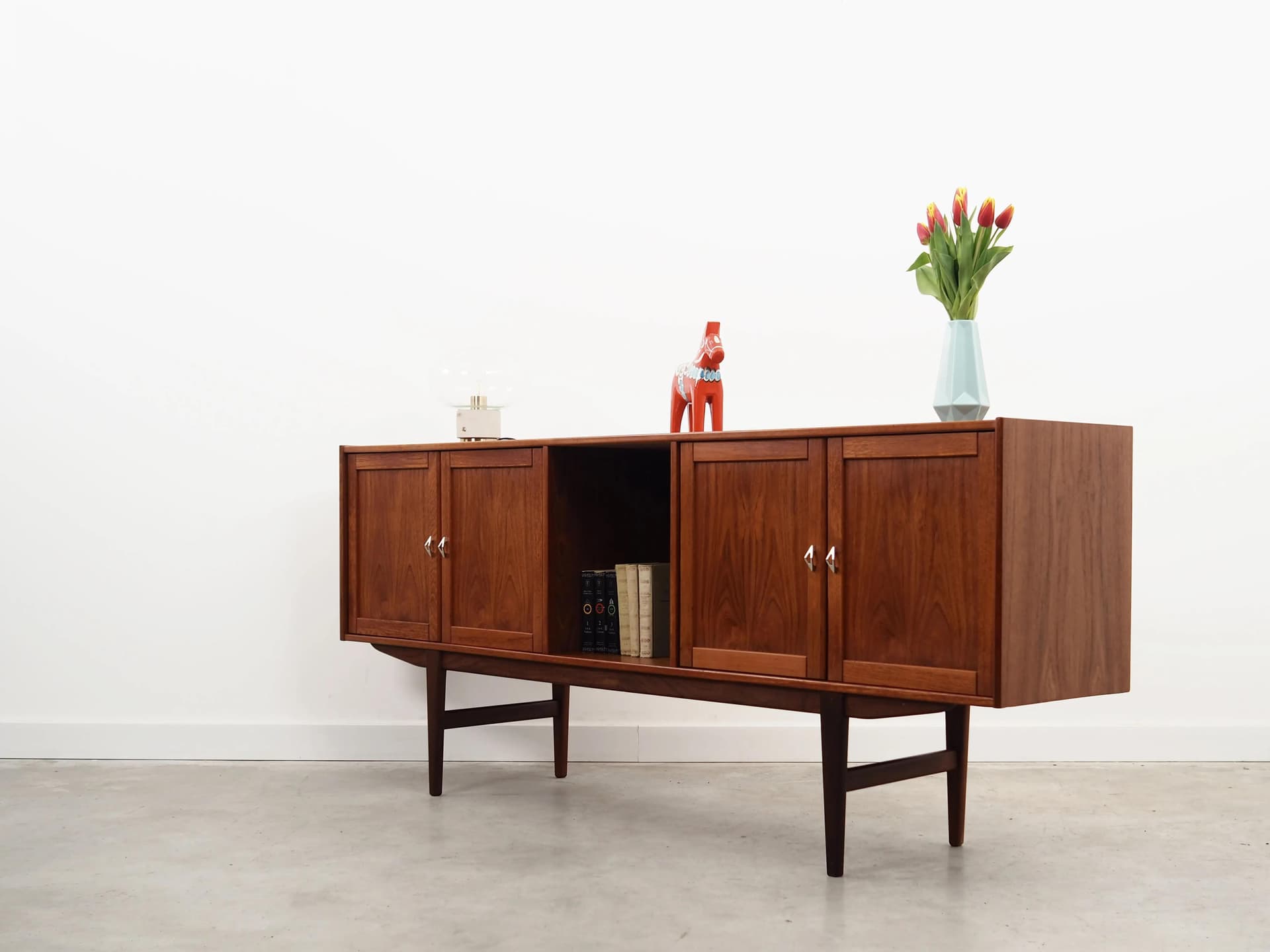 Sideboard, teak brązowy, Dania, lata 70. - 40094