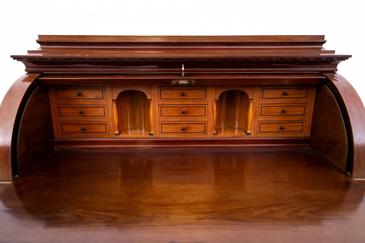 Mahogany Secretary Desk, Victorian Style, Northern Europe, 1890s - 47101